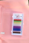 Colored eyelashes